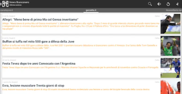 News Bianconero android App screenshot 0