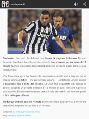 News Bianconero android App screenshot 1