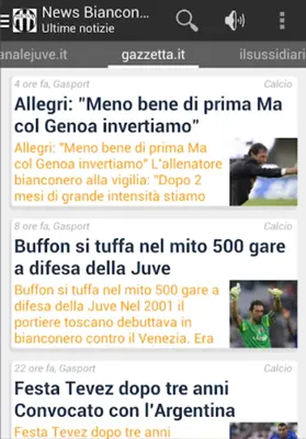 News Bianconero android App screenshot 6